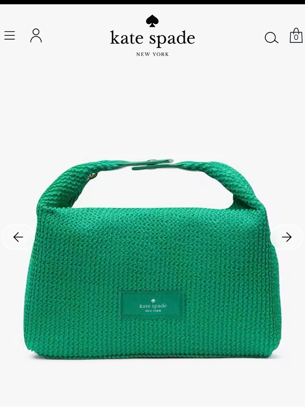 Kate Spade New York Women’s Green Cosmetic Pouch